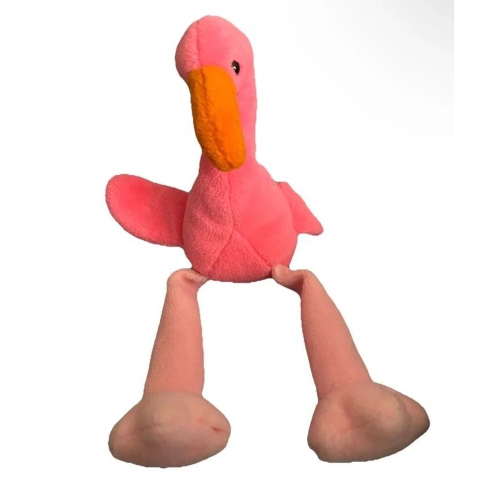 Ty Beanie Babies "Pinky" flamingo plush toy original vintage RARE